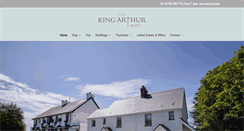 Desktop Screenshot of kingarthurhotel.co.uk